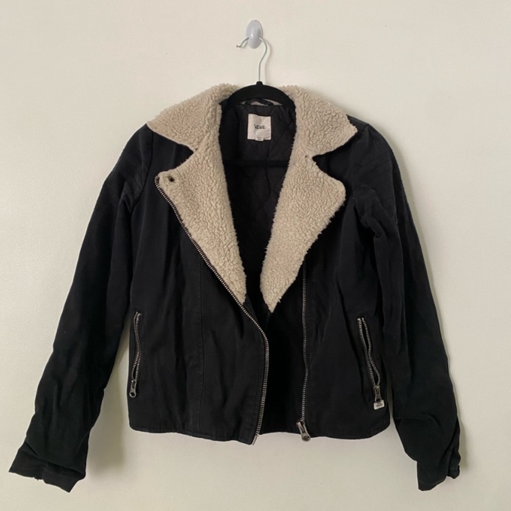 VANS Black Demin Motto Jacket